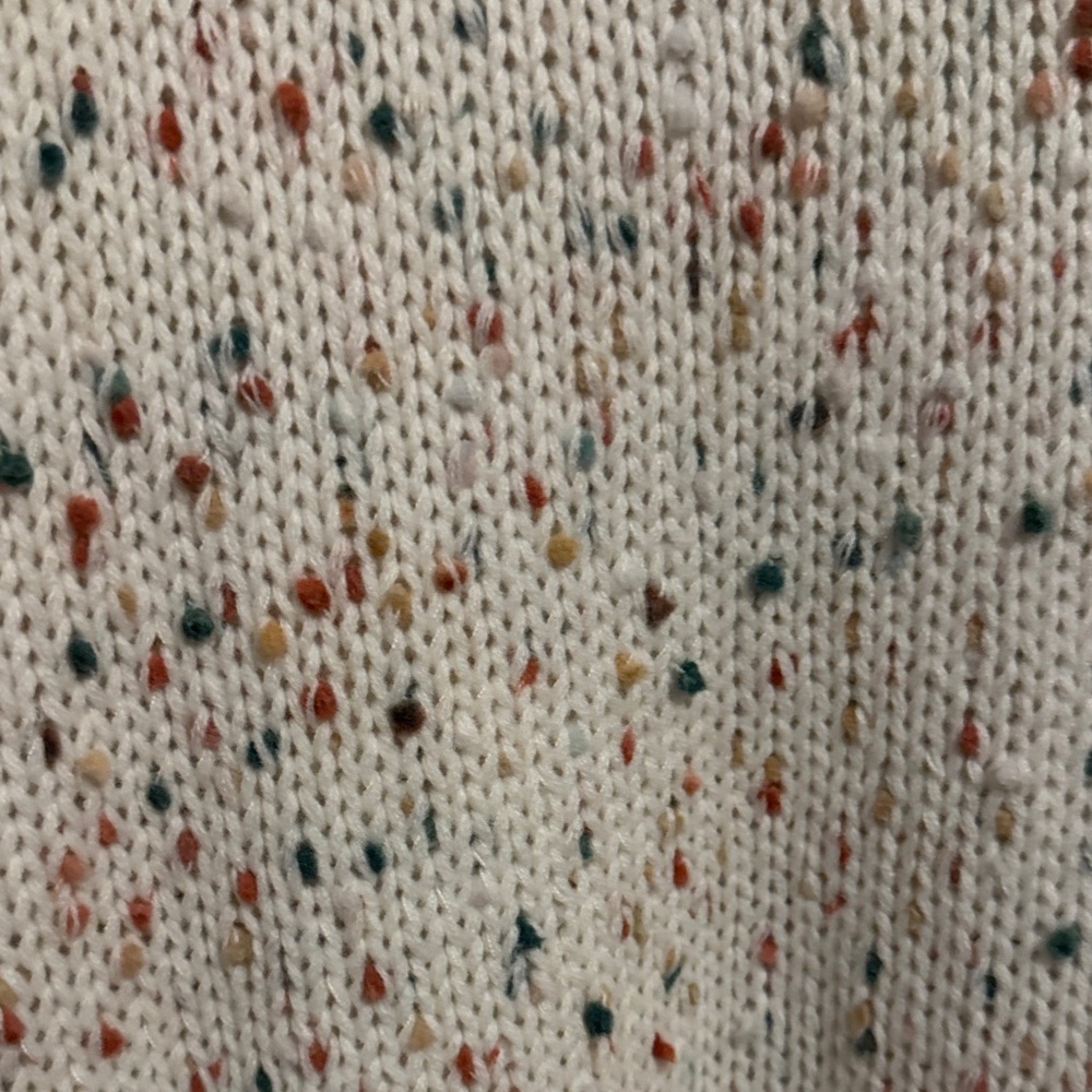 Pink Clover Cream Multicolor Speckled Sweater - Picture 3 of 4